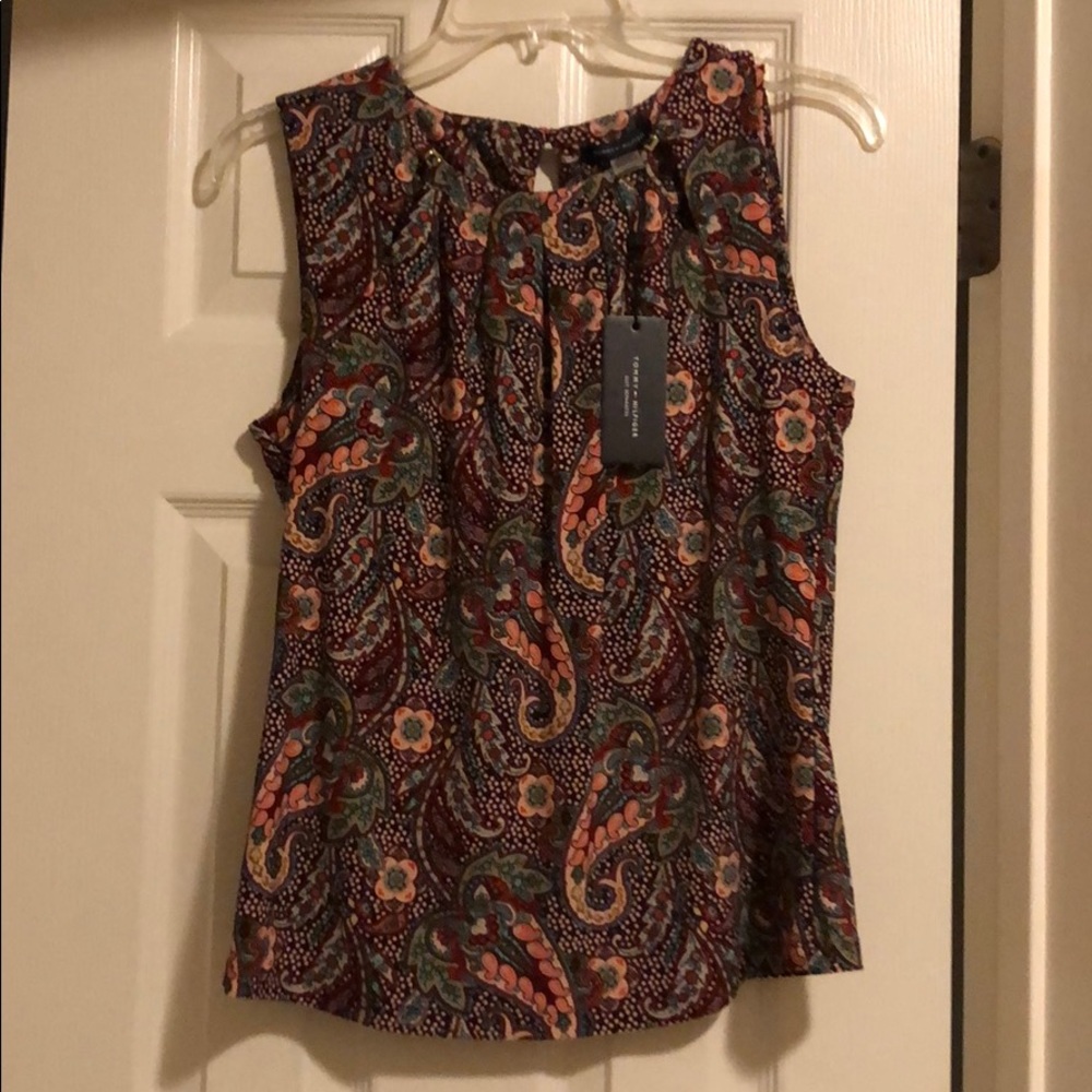 New Tommy Hilfiger Paisley Blouse